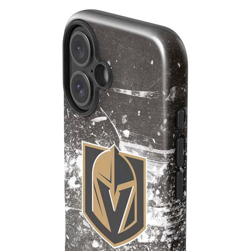 NHL Vegas Golden Knights Frozen iPhone 16 Plus Impact Case