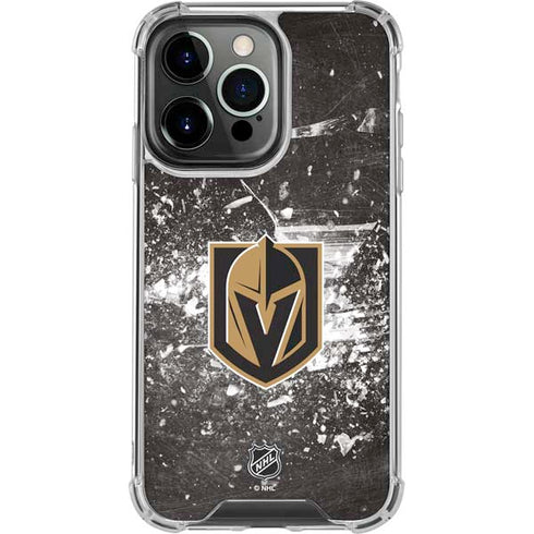 NHL Vegas Golden Knights Frozen iPhone 16 Pro Clear Case