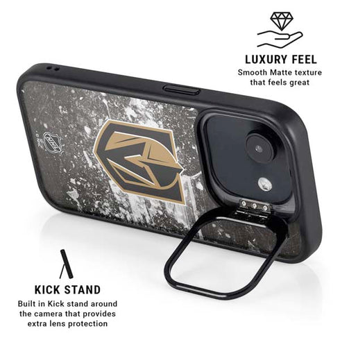 NHL Vegas Golden Knights Frozen iPhone 16e Kickstand Case