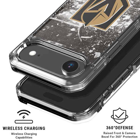 NHL Vegas Golden Knights Frozen iPhone 17 Air Clear Case