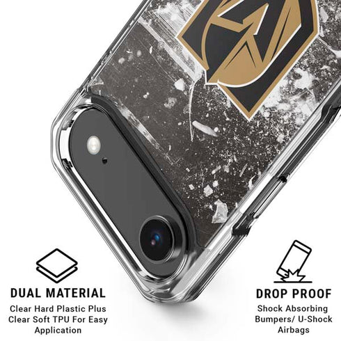 NHL Vegas Golden Knights Frozen iPhone 17 Air Clear Case