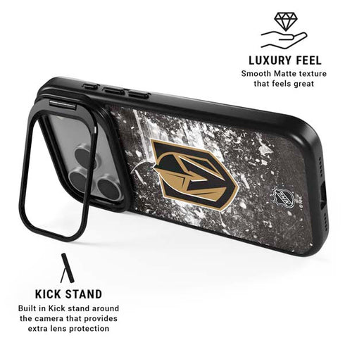 NHL Vegas Golden Knights Frozen iPhone 17 Pro Kickstand Case