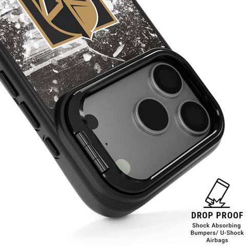 NHL Vegas Golden Knights Frozen iPhone 17 Pro Max Kickstand Case