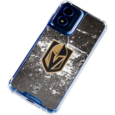 NHL Vegas Golden Knights Frozen Moto G 5G (2024) Clear Case