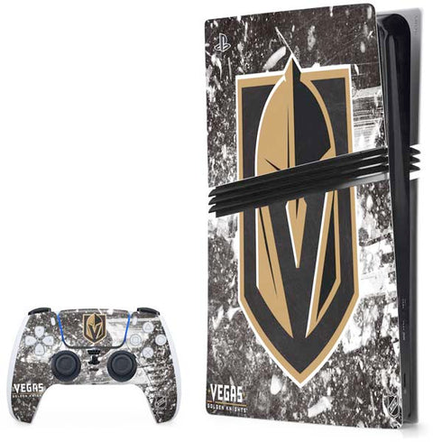NHL Vegas Golden Knights Frozen PlayStation PS5 Skins