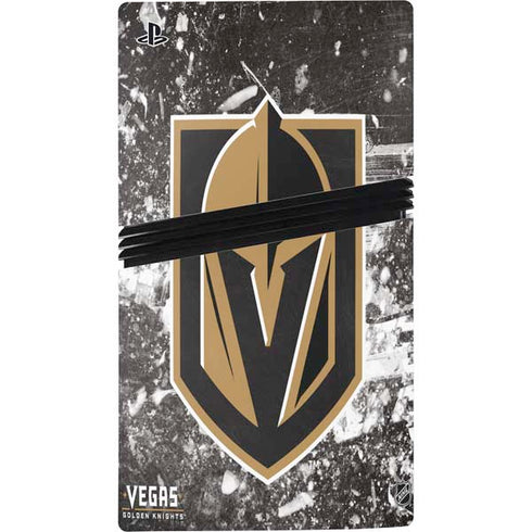 NHL Vegas Golden Knights Frozen PS5 Pro Console Skin