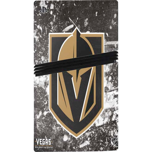 NHL Vegas Golden Knights Frozen PS5 Pro Disk Console Skin