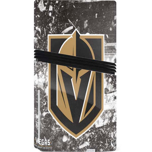 NHL Vegas Golden Knights Frozen PS5 Pro Disk Console Skin