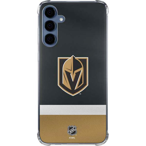 NHL Vegas Golden Knights Jersey Galaxy A35 5G Clear Case