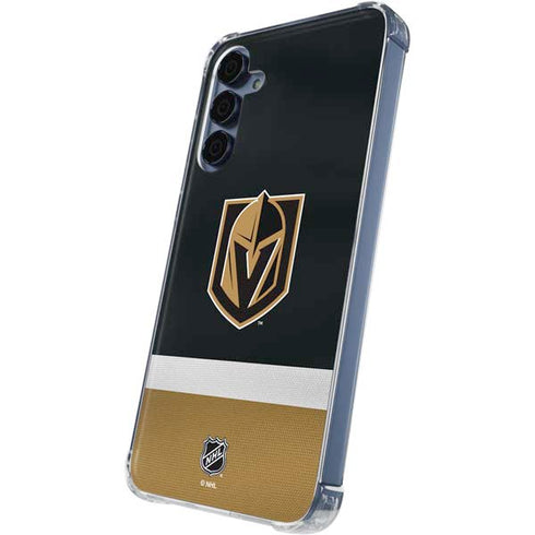 NHL Vegas Golden Knights Jersey Galaxy A35 5G Clear Case