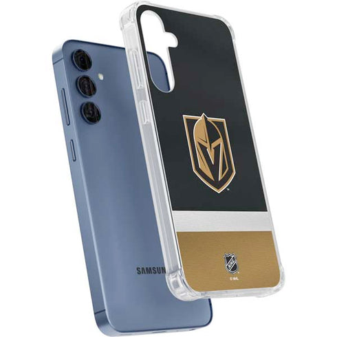 NHL Vegas Golden Knights Jersey Galaxy A35 5G Clear Case