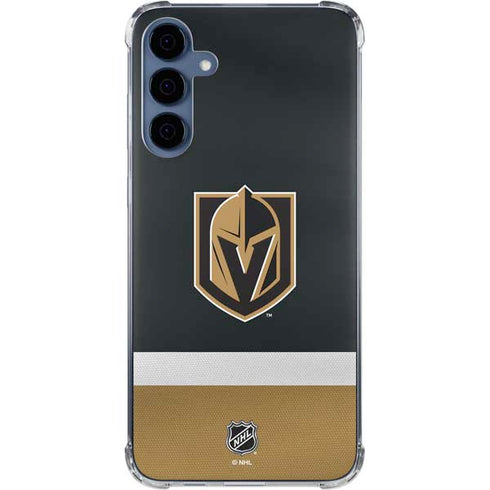 NHL Vegas Golden Knights Jersey Galaxy A55 5G Clear Case