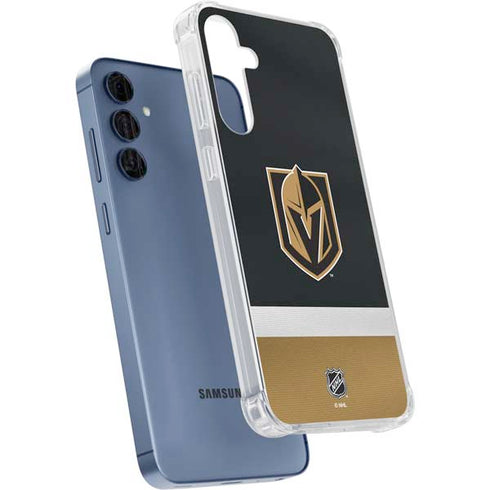 NHL Vegas Golden Knights Jersey Galaxy A55 5G Clear Case
