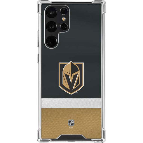 NHL Vegas Golden Knights Jersey Galaxy S23 Ultra Clear Case