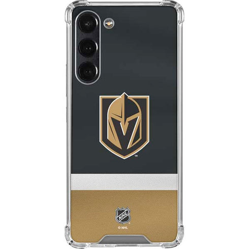 NHL Vegas Golden Knights Jersey Galaxy S24 FE Clear Case