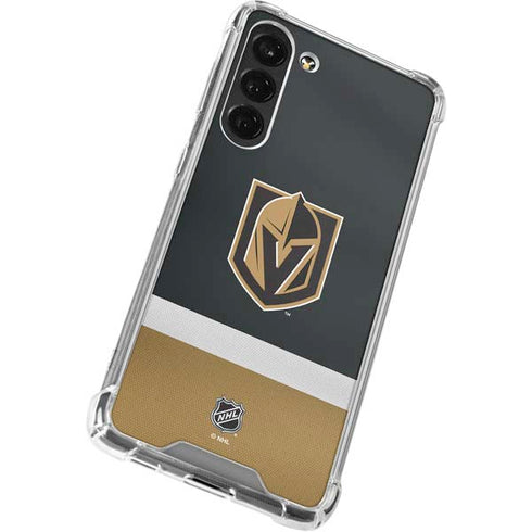 NHL Vegas Golden Knights Jersey Galaxy S24 FE Clear Case