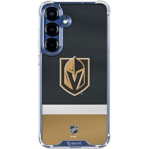 NHL Vegas Golden Knights Jersey Galaxy S25 FE Clear Case