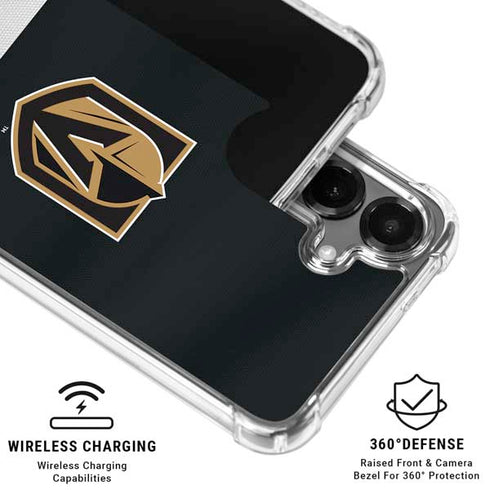 NHL Vegas Golden Knights Jersey Galaxy S26 Clear Case