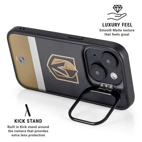 NHL Vegas Golden Knights Jersey iPhone 14 Plus Kickstand Case