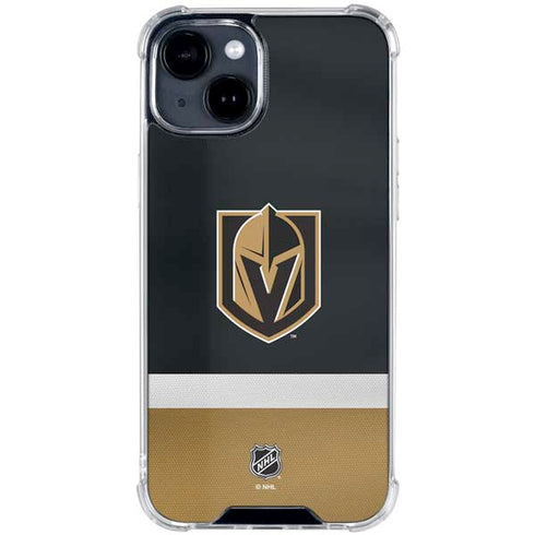 NHL Vegas Golden Knights Jersey iPhone 15 Clear Case