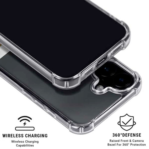 NHL Vegas Golden Knights Jersey iPhone 16 Plus Clear Case