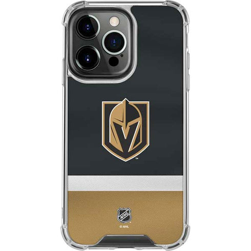 NHL Vegas Golden Knights Jersey iPhone 16 Pro Max Clear Case