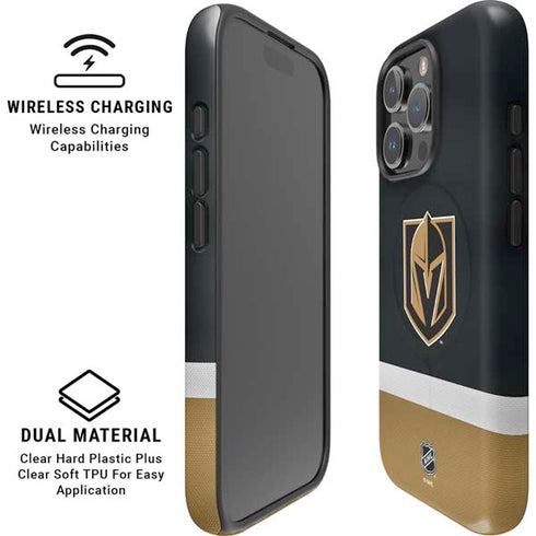 NHL Vegas Golden Knights Jersey iPhone 16 Pro Max Magsafe Impact Case