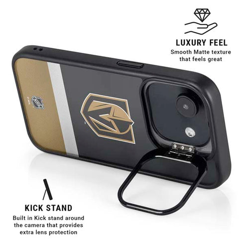NHL Vegas Golden Knights Jersey iPhone 16e Kickstand Case