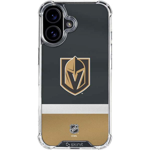 NHL Vegas Golden Knights Jersey iPhone 17 Clear Case