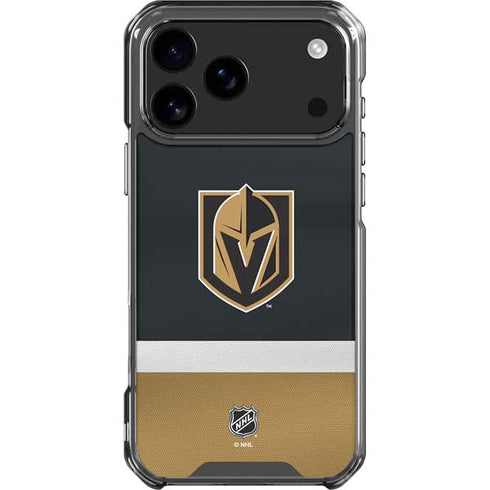 NHL Vegas Golden Knights Jersey iPhone 17 Pro Max Clear Case
