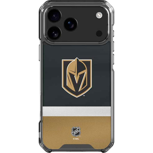 NHL Vegas Golden Knights Jersey iPhone 18 Pro Max Clear Case