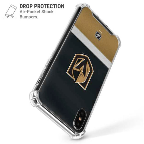 NHL Vegas Golden Knights Jersey iPhone X/XS Clear Case