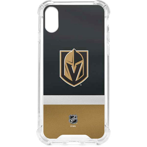 NHL Vegas Golden Knights Jersey iPhone XS Clear Case