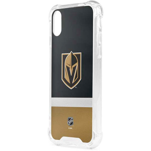 NHL Vegas Golden Knights Jersey iPhone XS Clear Case