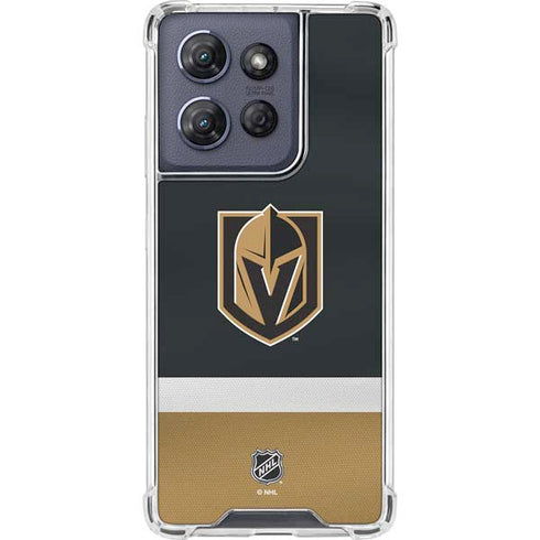 NHL Vegas Golden Knights Jersey Moto G 5G (2025) Clear Case
