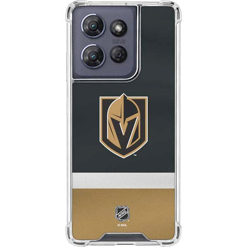 NHL Vegas Golden Knights Jersey Moto G Play 5G (2025) Clear Case
