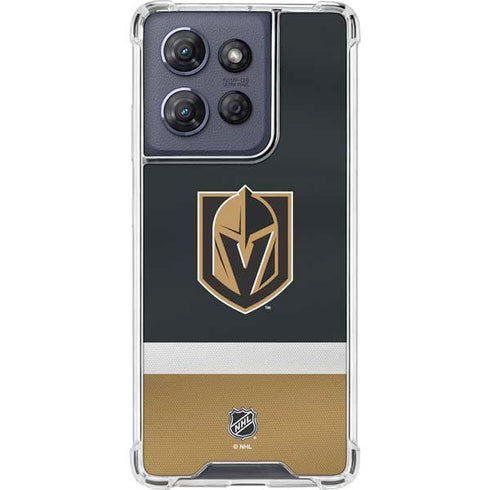 NHL Vegas Golden Knights Jersey Moto G Power 5G (2025) Clear Case