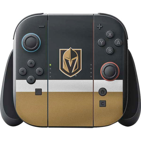 NHL Vegas Golden Knights Jersey Nintendo Switch 2 (2025) with Joy-Con Skin