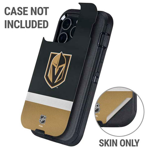 NHL Vegas Golden Knights Jersey Otterbox Defender iPhone Skin