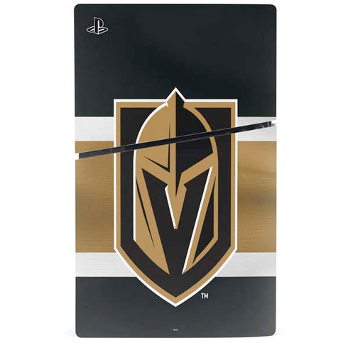 NHL Vegas Golden Knights Jersey PS5 Slim Digital Edition Console Skin