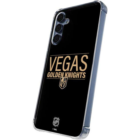 NHL Vegas Golden Knights Lineup Galaxy A35 5G Clear Case