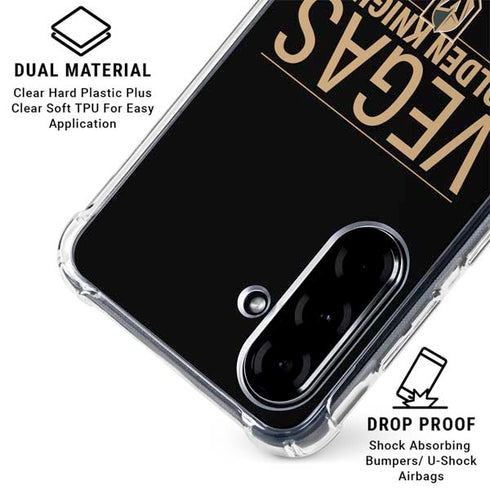 NHL Vegas Golden Knights Lineup Galaxy A36 5G Clear Case