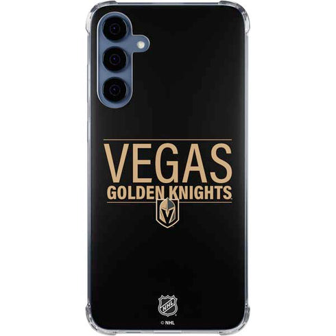 NHL Vegas Golden Knights Lineup Galaxy A55 5G Clear Case