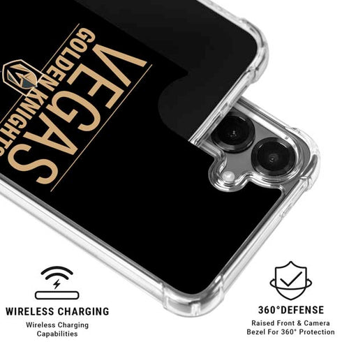 NHL Vegas Golden Knights Lineup Galaxy S26 Plus Clear Case
