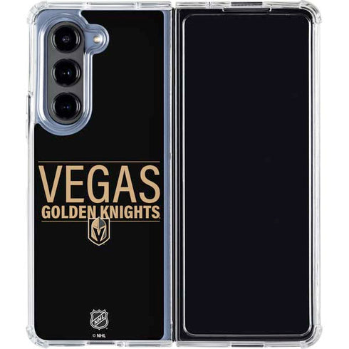 NHL Vegas Golden Knights Lineup Galaxy Z Fold5 5G Clear Case