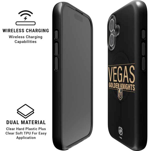 NHL Vegas Golden Knights Lineup iPhone 16 Plus Magsafe Impact Case