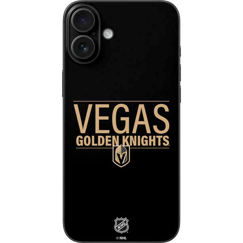 NHL Vegas Golden Knights Lineup iPhone 16 Plus Skin