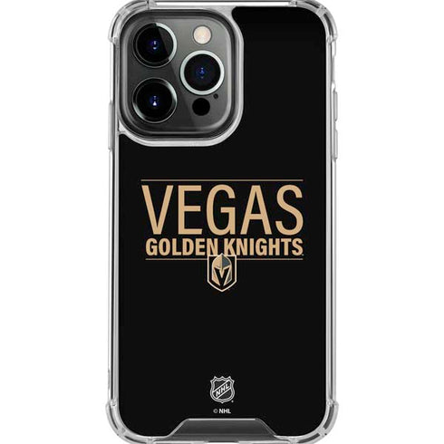 NHL Vegas Golden Knights Lineup iPhone 16 Pro Max Clear Case