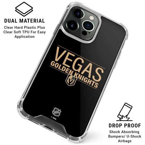 NHL Vegas Golden Knights Lineup iPhone 16 Pro Max Clear Case