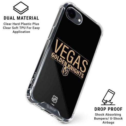 NHL Vegas Golden Knights Lineup iPhone 16e Clear Case